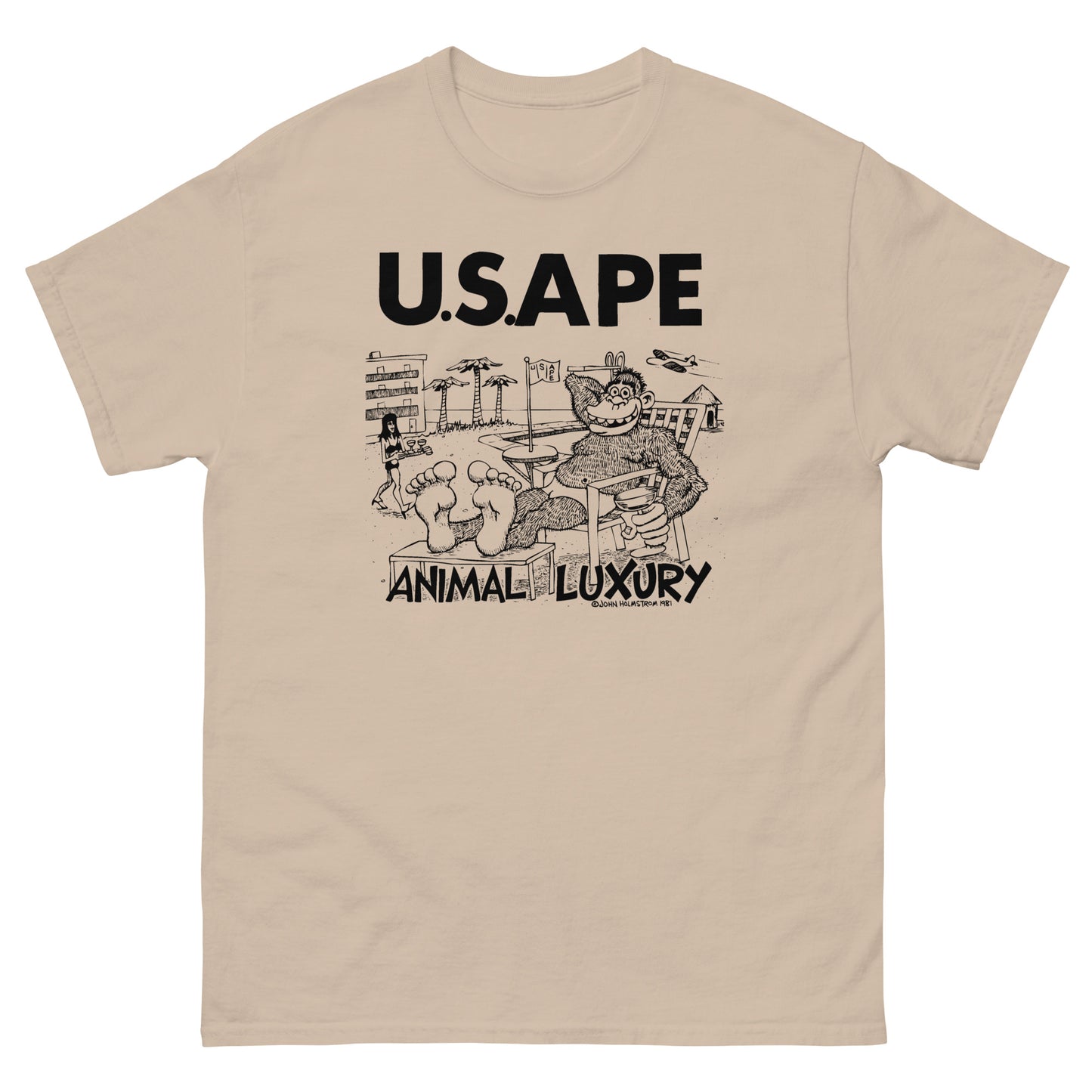 John Holmstrom "US Ape" Tee