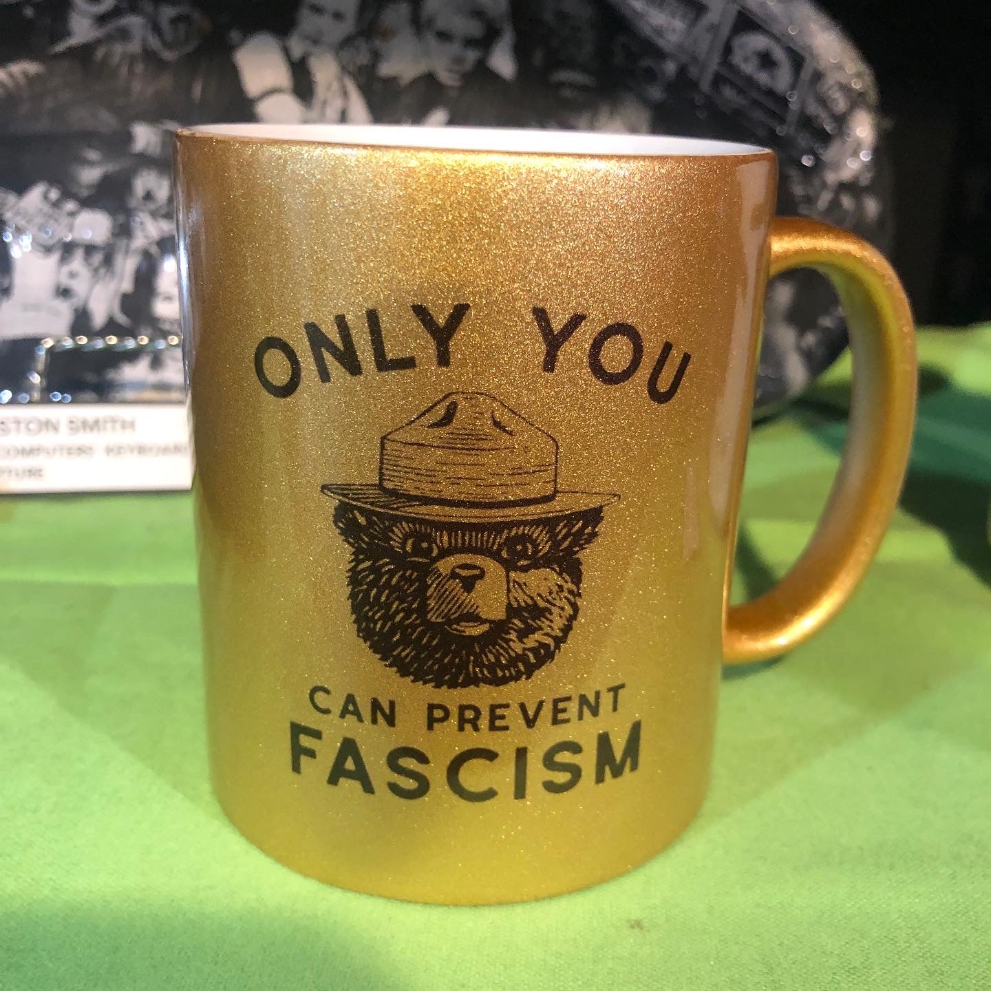 Stealworks "Only You Can" Metallic Gold Mug