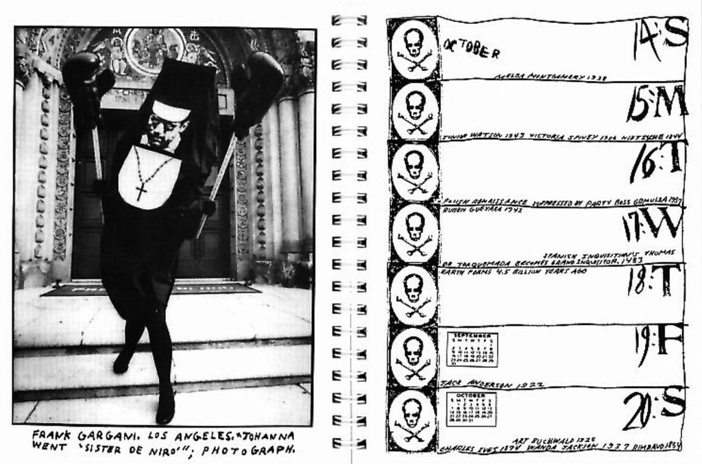 "The 1984 Calendar of Olympic Games, Music & Orwellian Dates" by Michael Hyatt & Exene Cervenka + 53 Mail Artists from Around The World