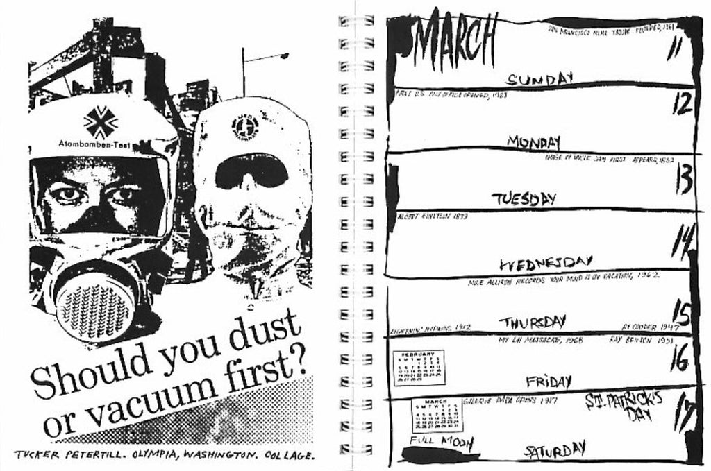 "The 1984 Calendar of Olympic Games, Music & Orwellian Dates" by Michael Hyatt & Exene Cervenka + 53 Mail Artists from Around The World