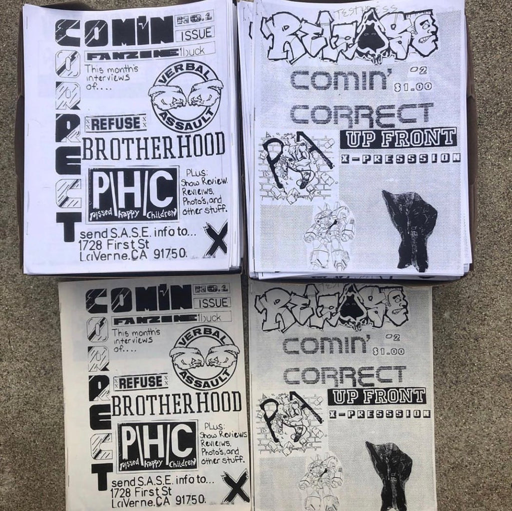 Ruben Preciado "Comin' Correct #2" Zine (1988/2020)