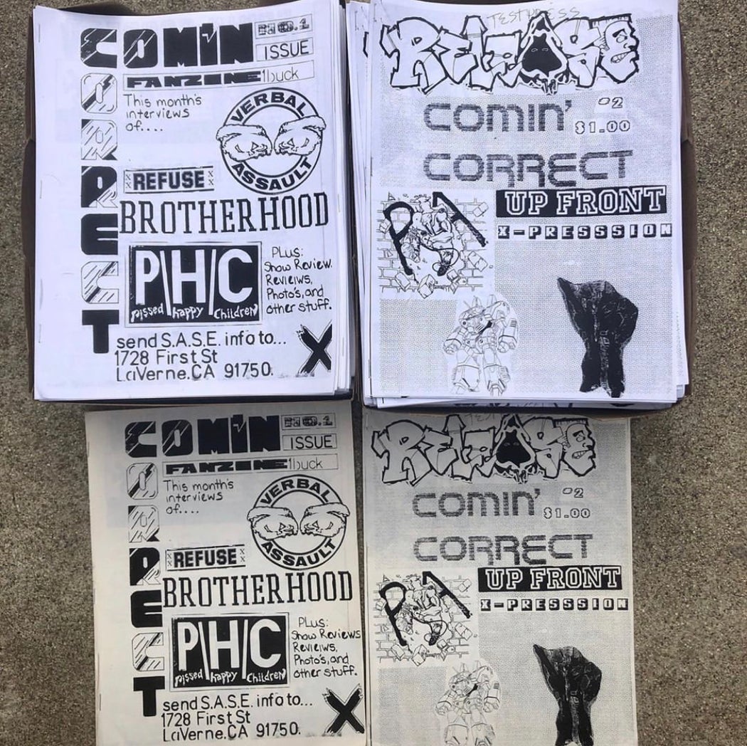 Ruben Preciado "Comin' Correct #2" Zine (1988/2020)