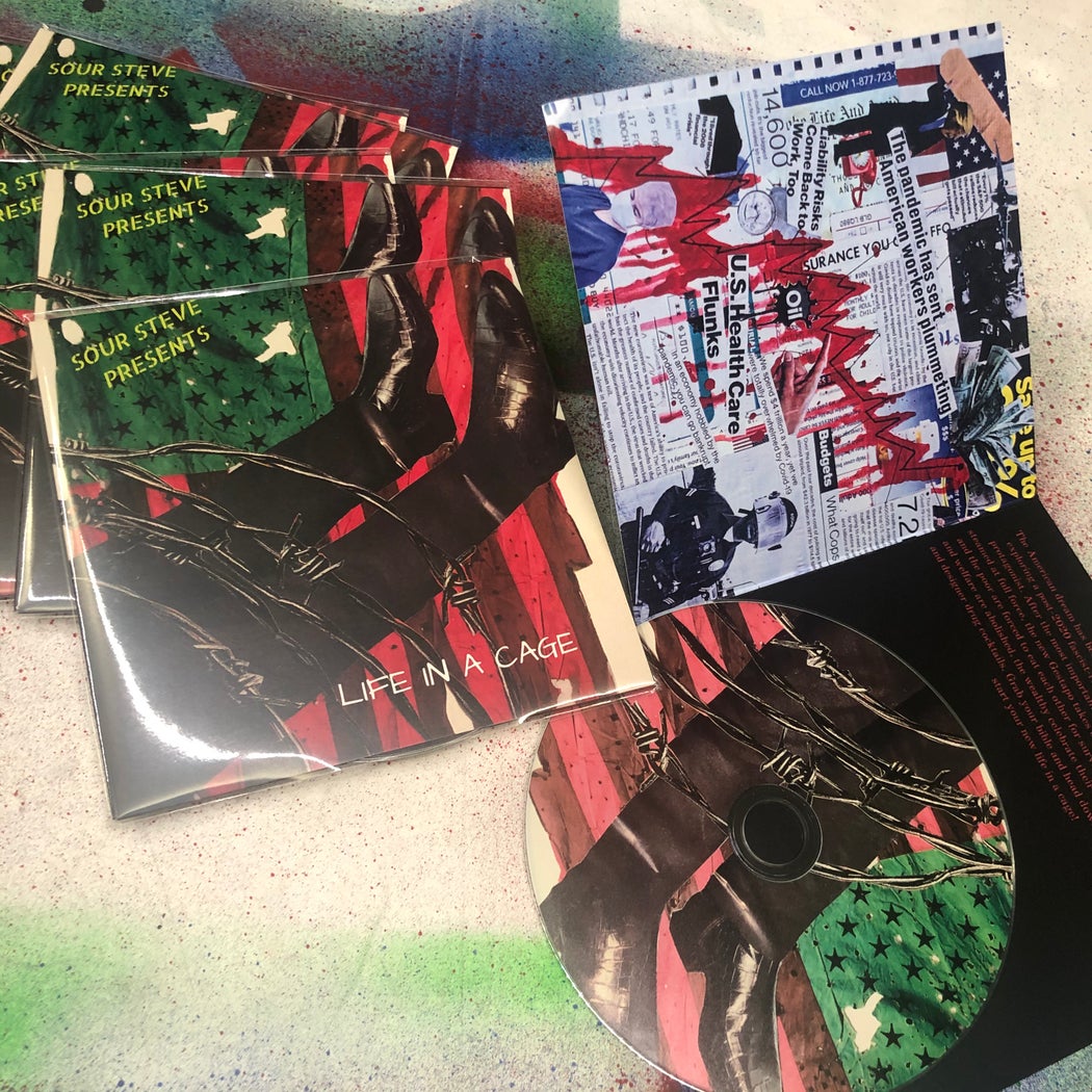 Sour Steve "Life In A Cage" CD (2020)