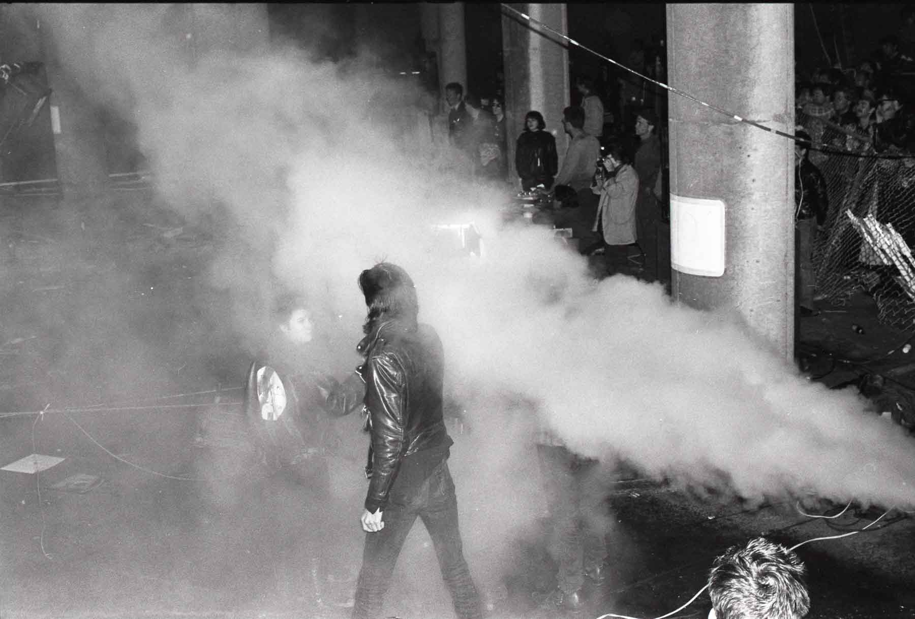 Jeanne Hansen "SRL: Sprinkler From Hell" Silver Gelatin Print (1986)