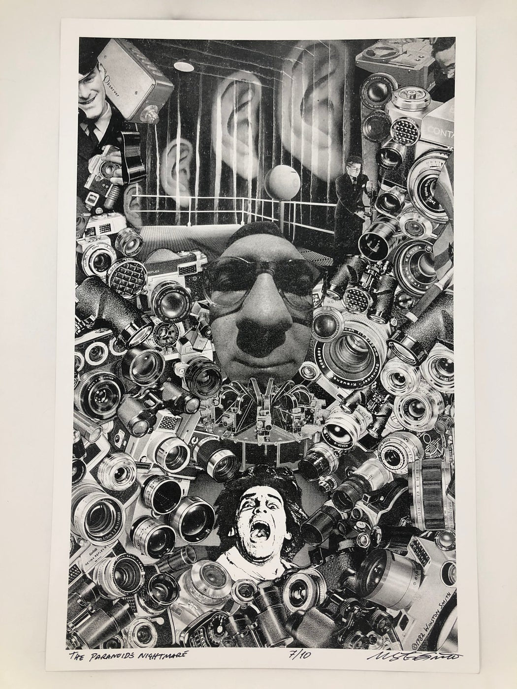 Winston Smith "The Paranoid's Nightmare" Print (1983)