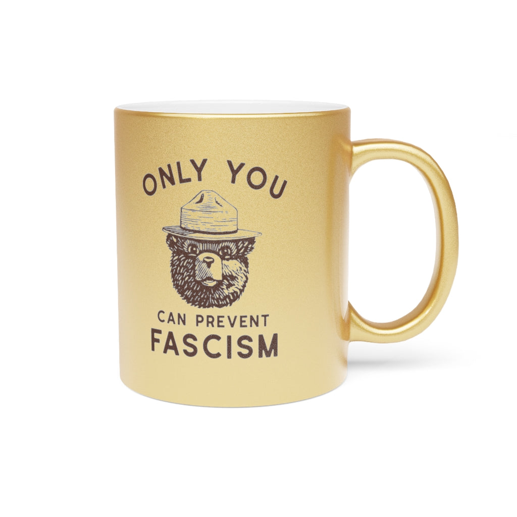 Stealworks "Only You Can" Metallic Gold Mug