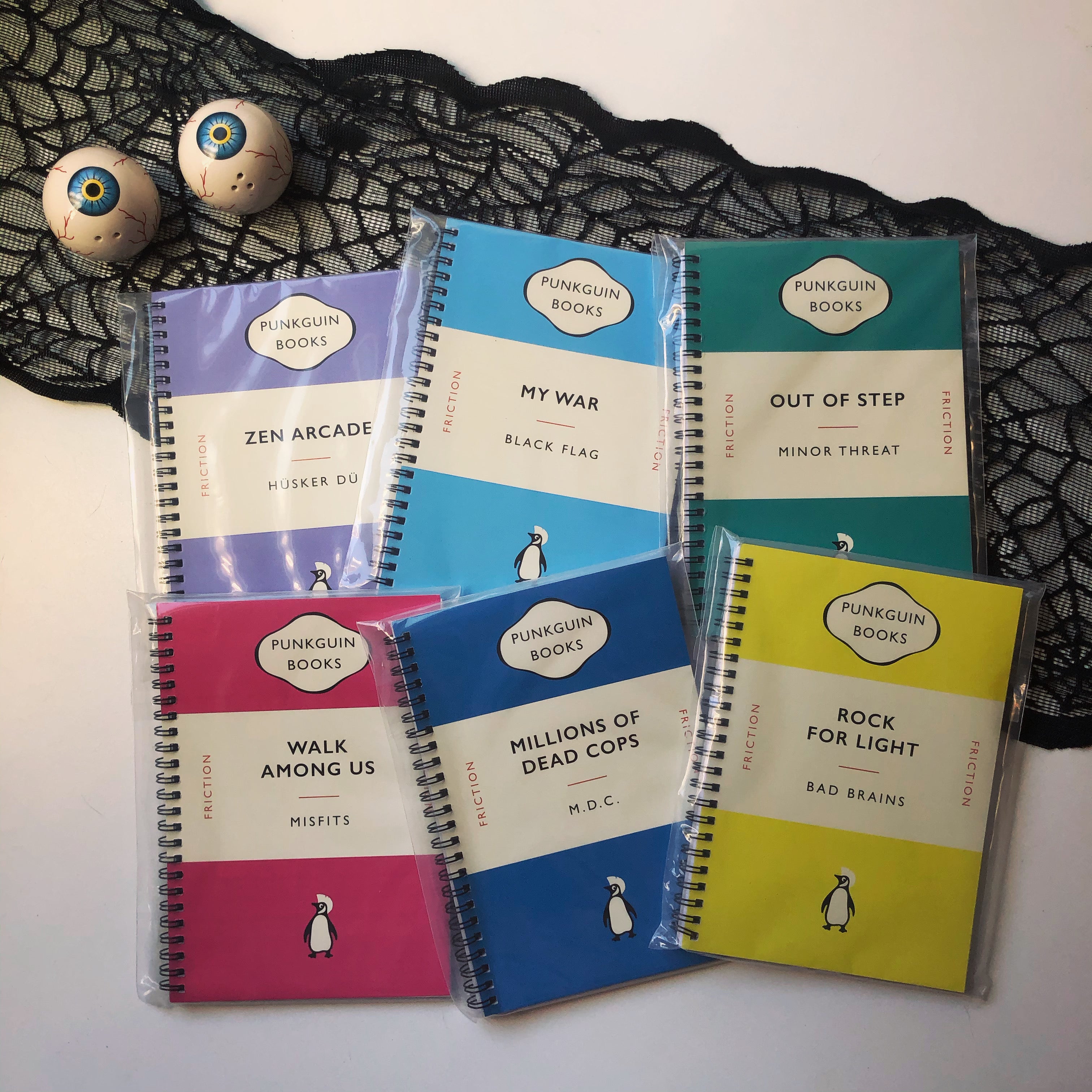 Stealworks "Punkguin Books" Notebook Series