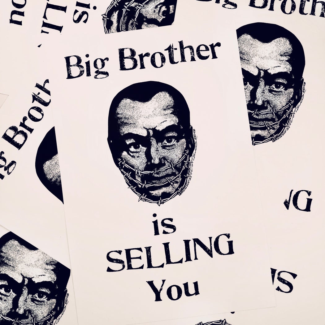 Winston Smith “Big Brother is Selling You” Poster