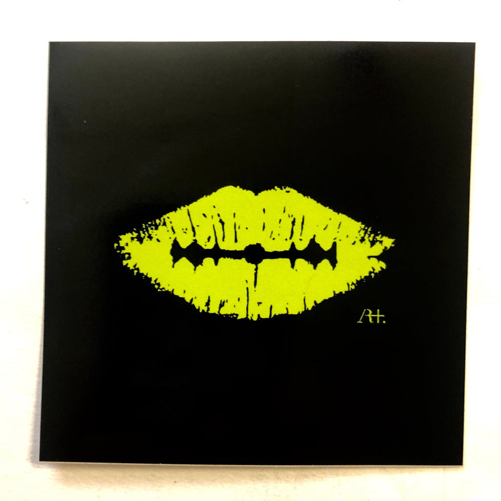 Beto Janz "Kiss" Green Stickers