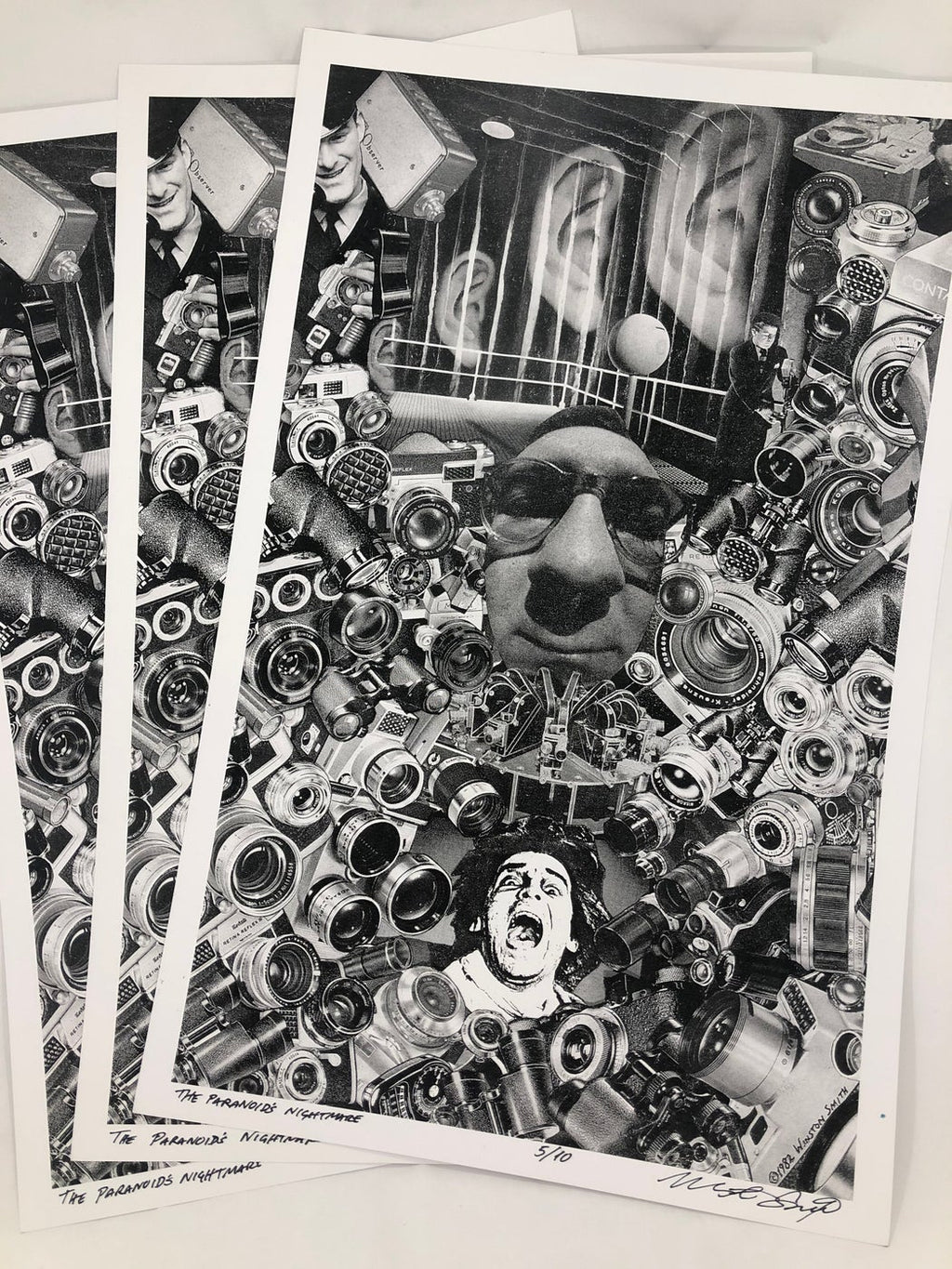 Winston Smith "The Paranoid's Nightmare" Print (1983)