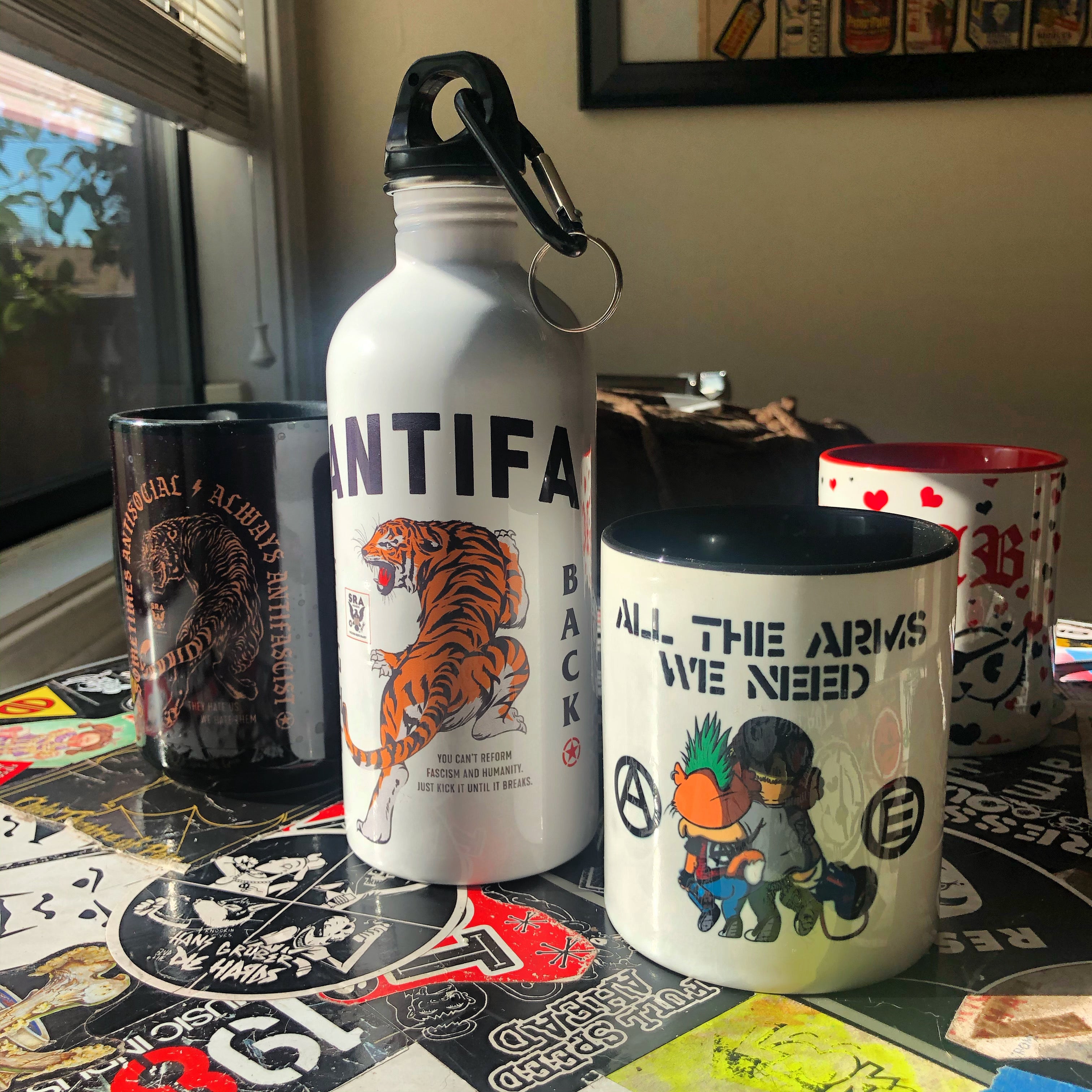 Stealworks "Fight Back" Water Bottle