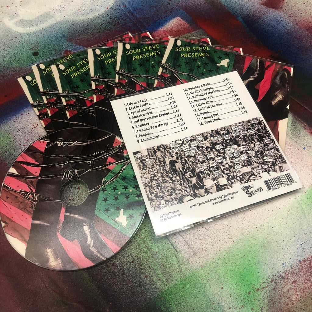 Sour Steve "Life In A Cage" CD (2020)