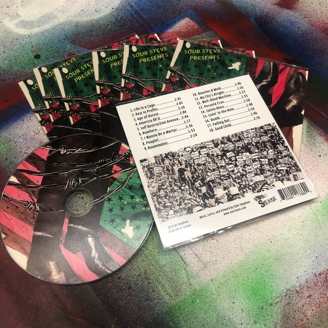 Sour Steve "Life In A Cage" CD (2020)