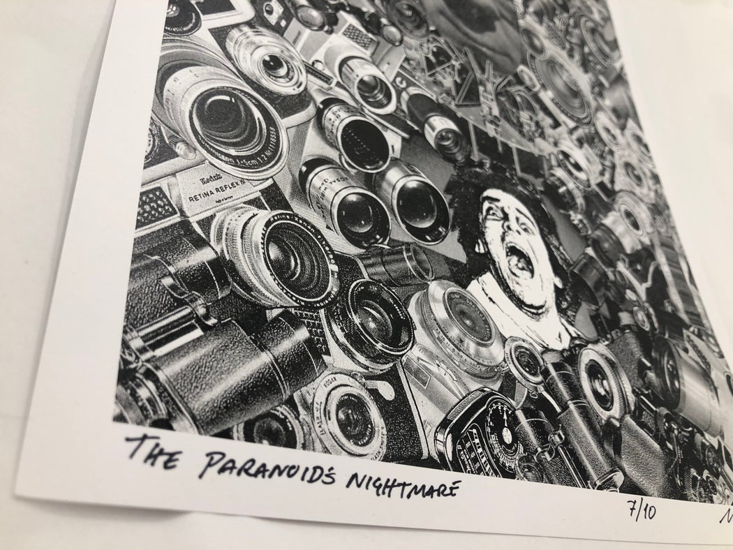 Winston Smith "The Paranoid's Nightmare" Print (1983)