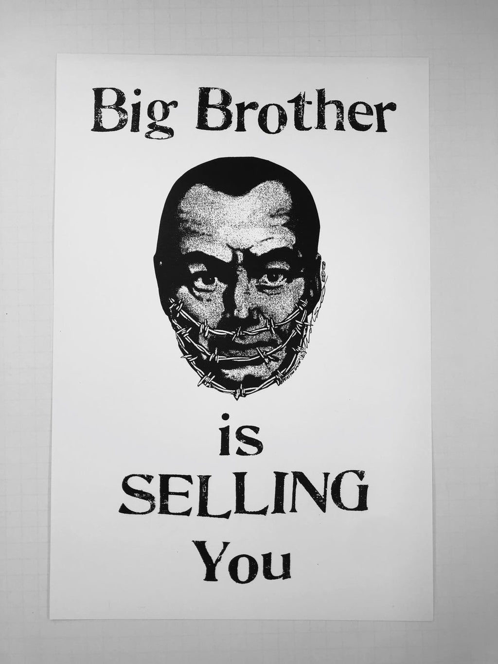 Winston Smith “Big Brother is Selling You” Poster