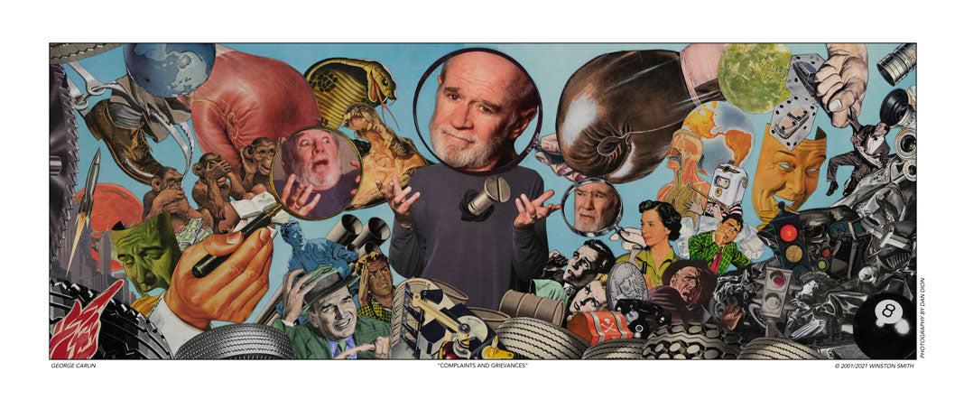Winston Smith "George Carlin - Complaints & Grievances" Print