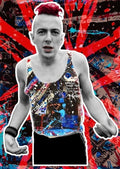 Steve Rapport x Postman Art x Ryan Castillo "Joe Strummer / London Marathon" (1983)
