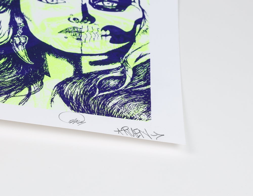 Dave Glass "Tribe 1" Silkscreen Print