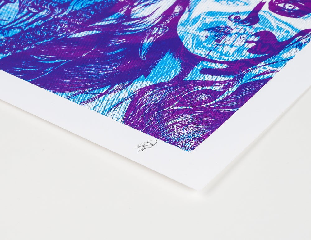 Dave Glass "Tribe 2" Silkscreen Print