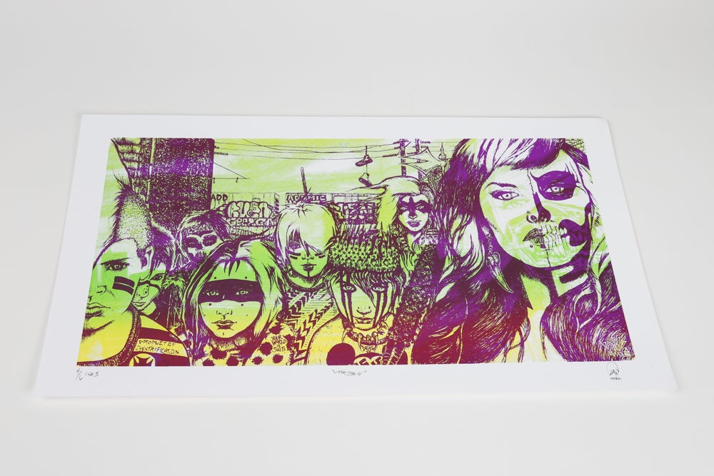 Dave Glass "Tribe 3" Silkscreen Print