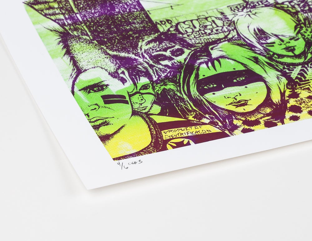 Dave Glass "Tribe 3" Silkscreen Print