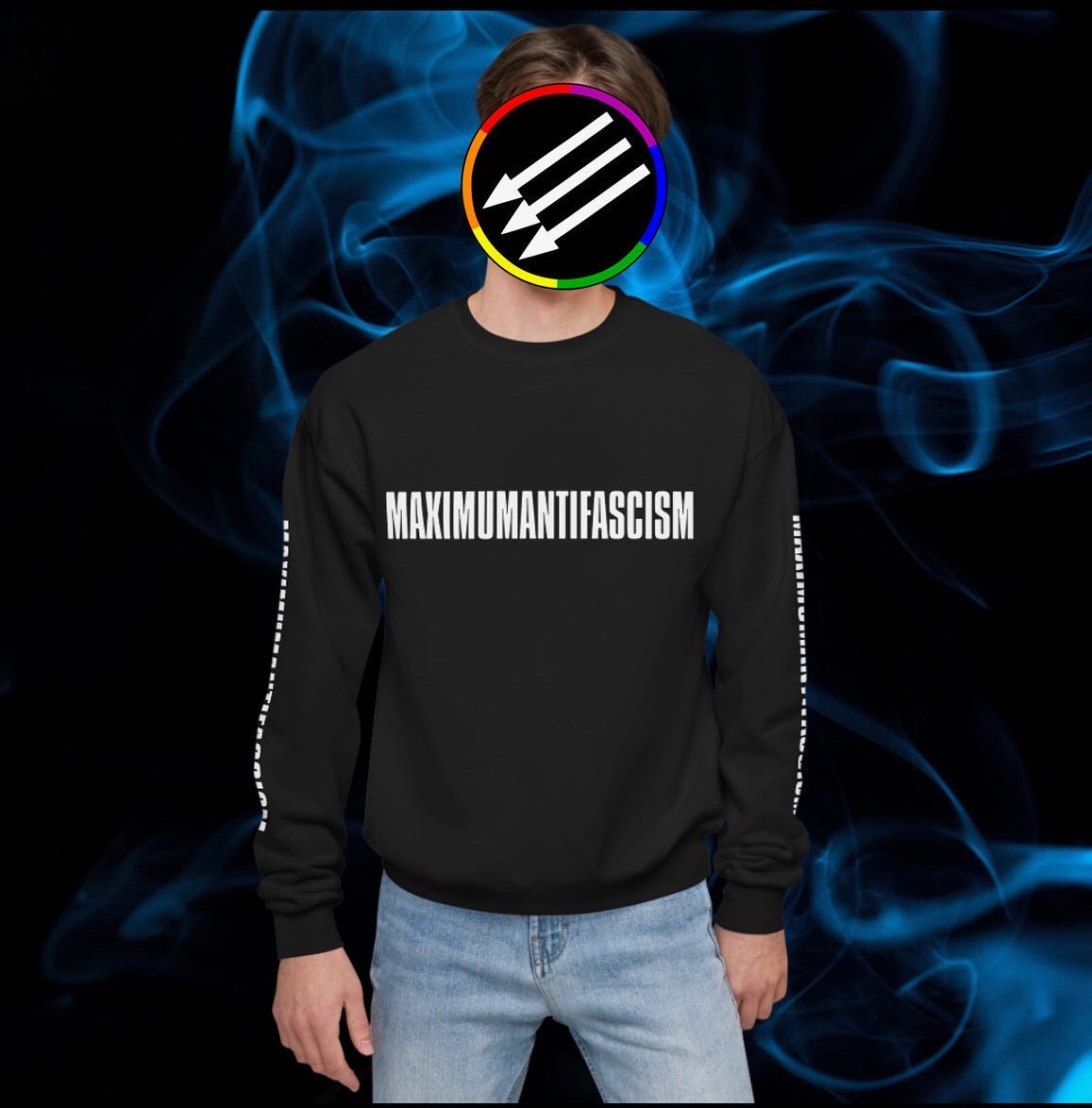 Stealworks "Maximum Antifascism" Fleece Sweatshirt
