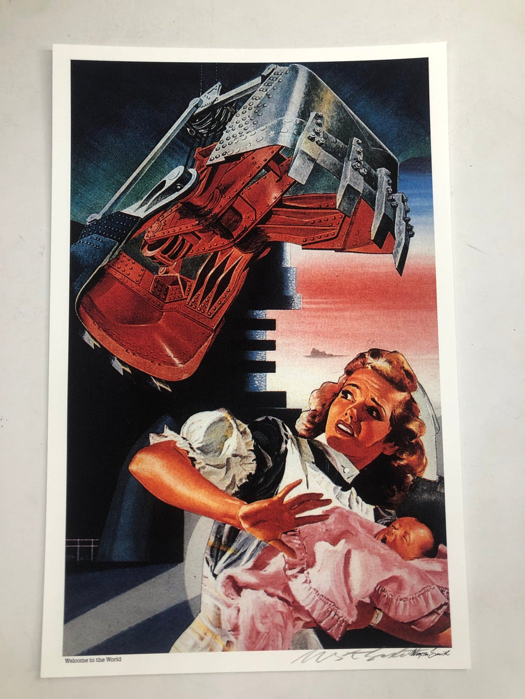 Winston Smith "Welcome To The World" Print (1990)