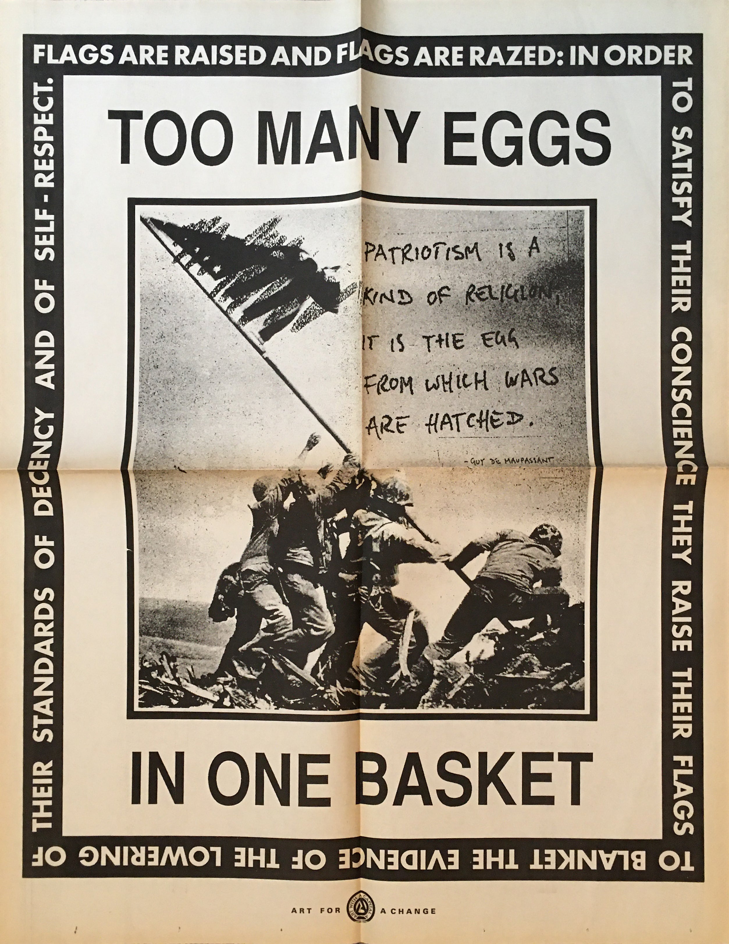 Stealworks "Flags are Raised" Vintage Poster (90's)