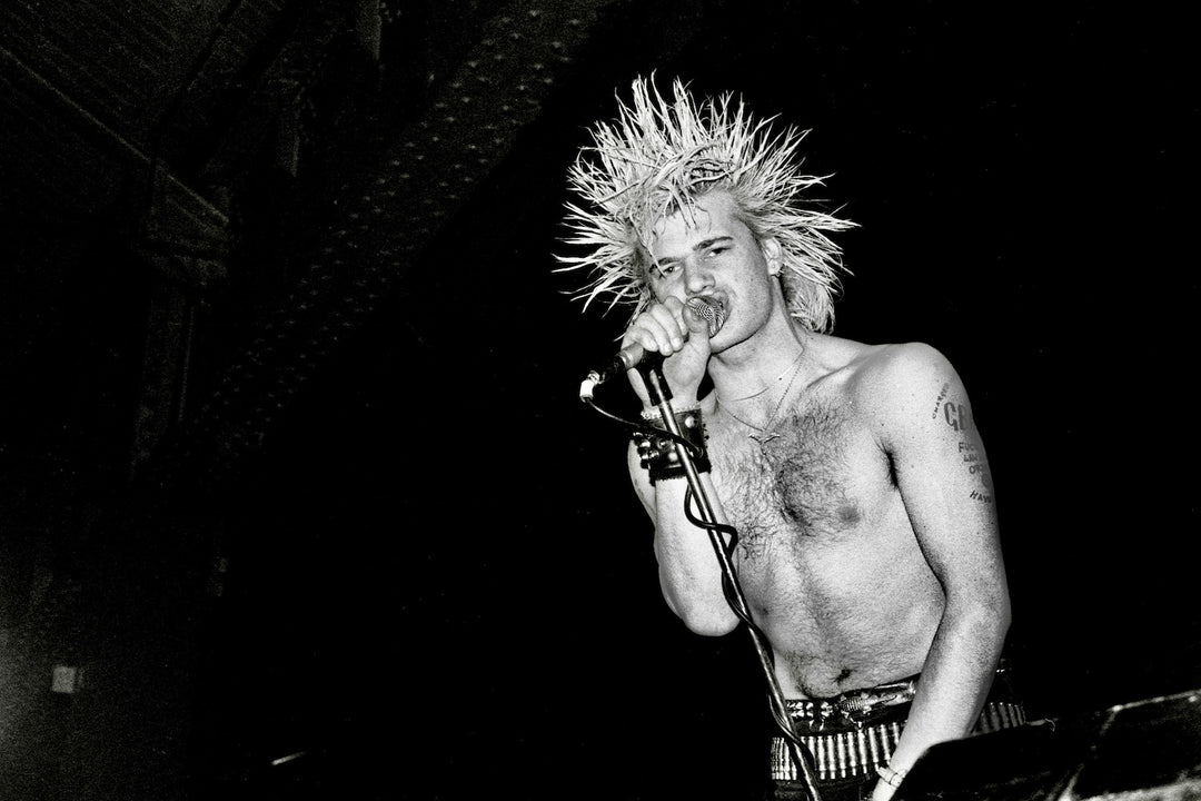 Steve Rapport "Colin Abrahall of GBH #5" (1981)