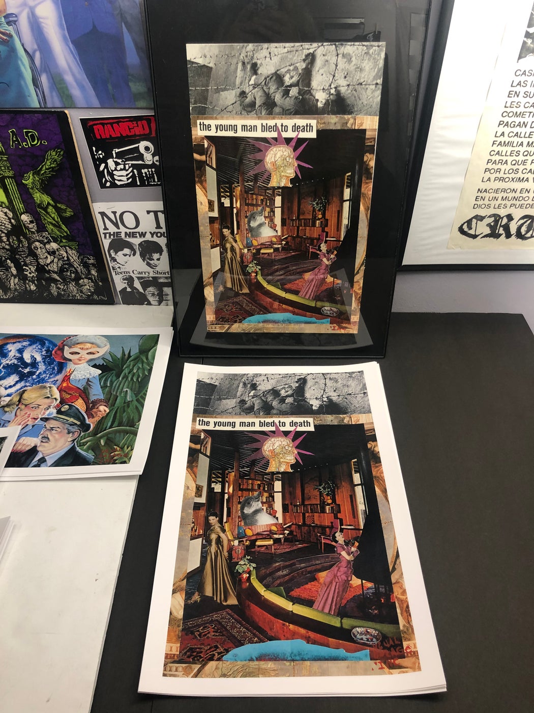 Usual Dosage Inc “The Young Man Bled To Death” Print (2020)