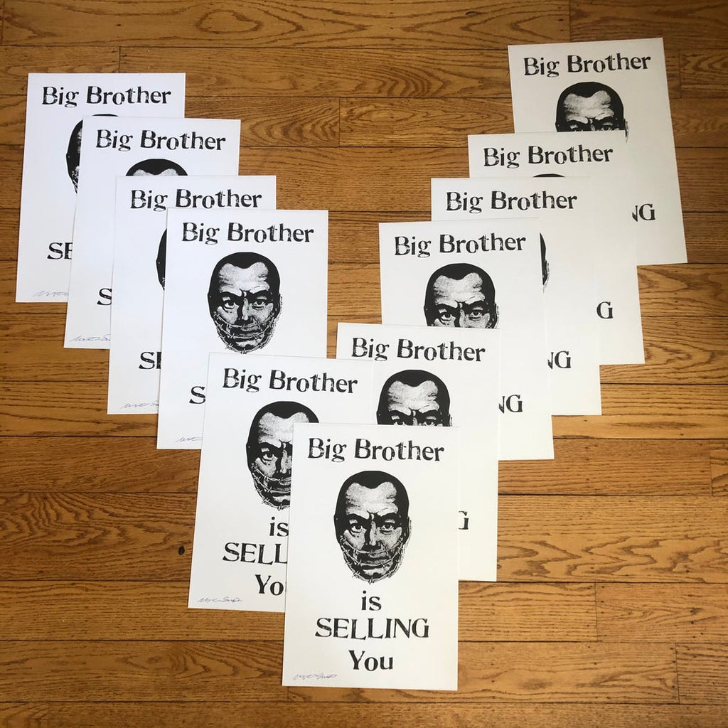 Winston Smith “Big Brother is Selling You” Poster