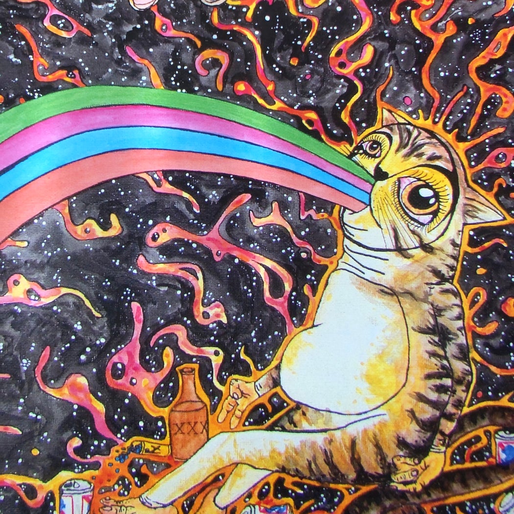 Jason Ruggles "Cat Trip" Print