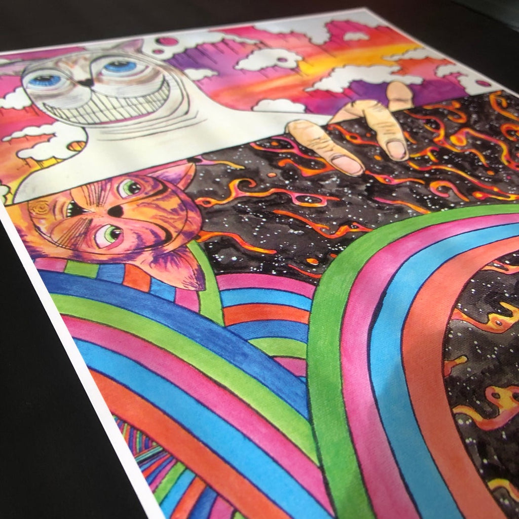 Jason Ruggles "Cat Trip" Print