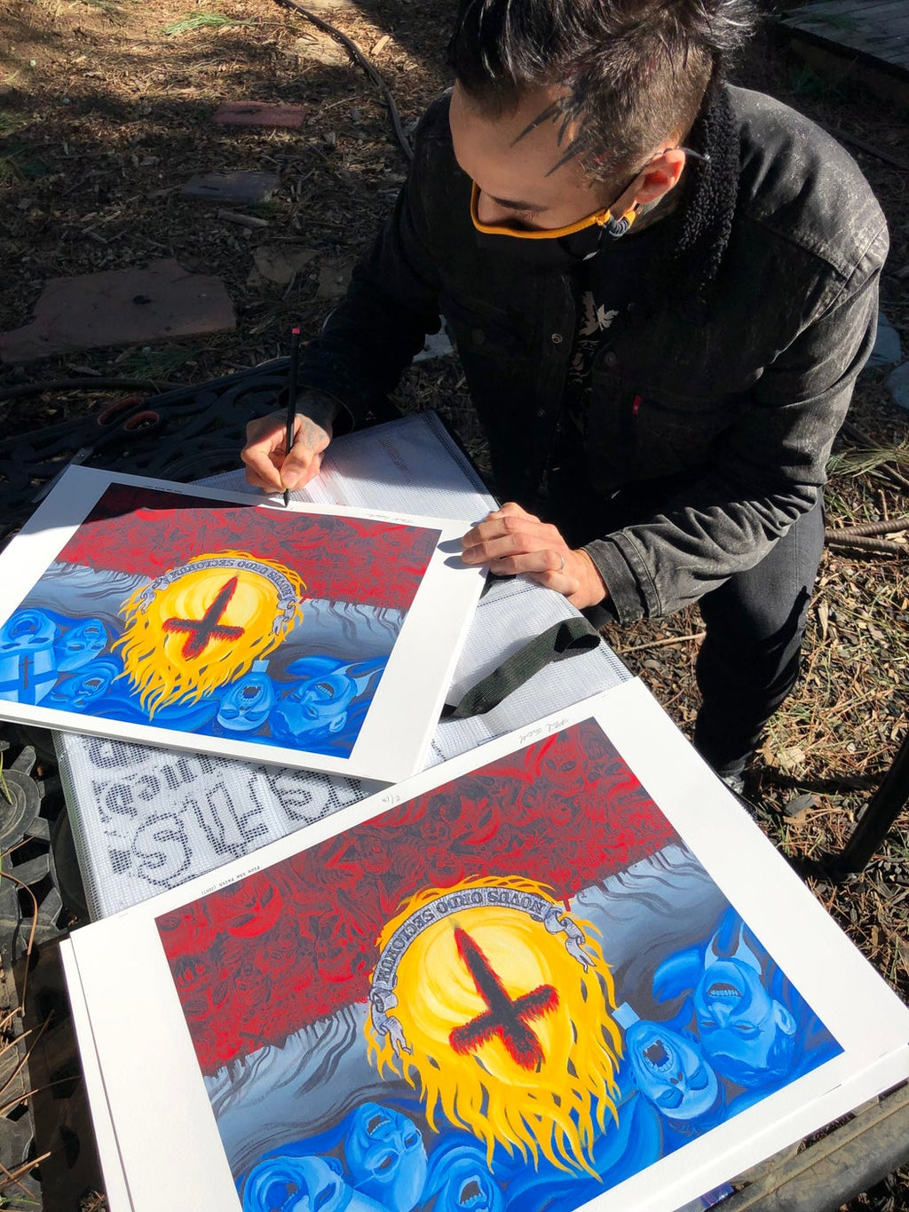 Phil Geck "Fire The Faith" Print (2007)