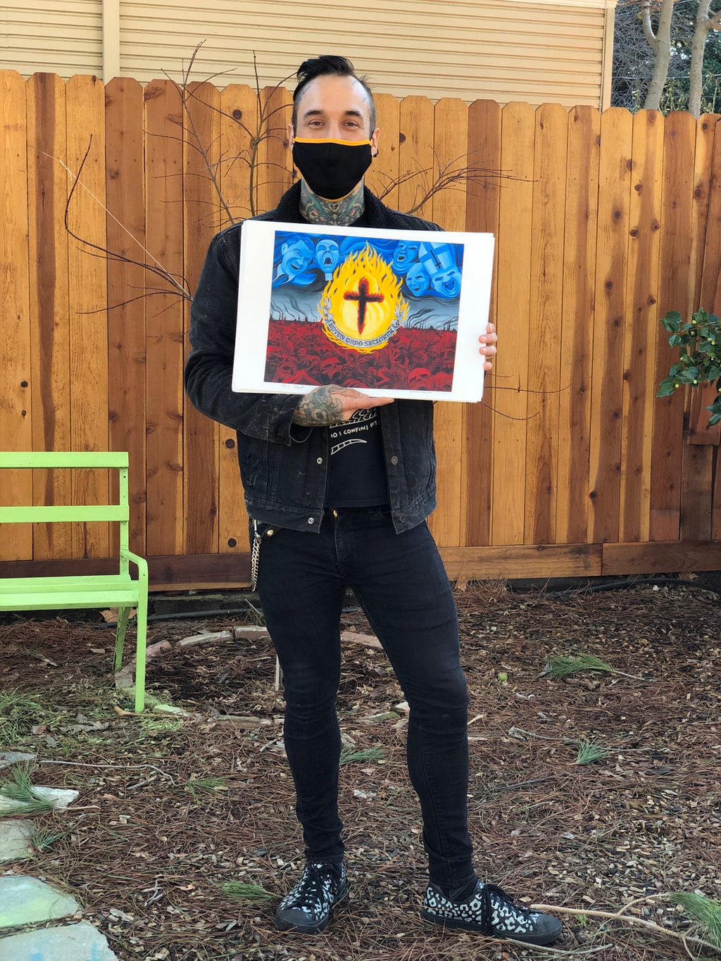 Phil Geck "Fire The Faith" Print (2007)