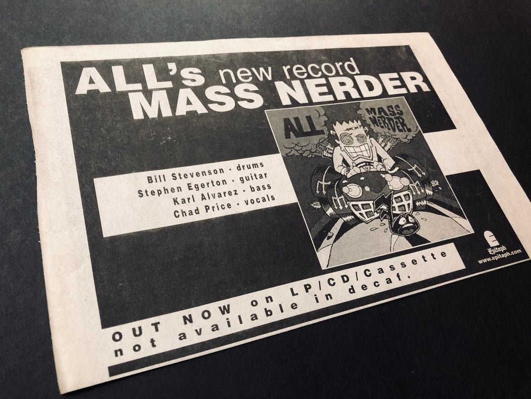 ALL "Mass Nerder" Vintage Advert