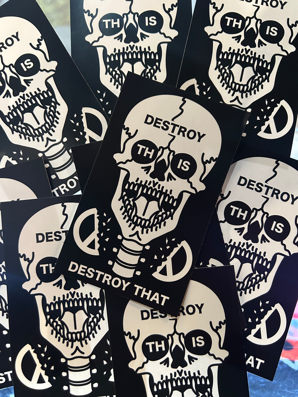 "Destroy This" Sticker by Death/Traitors
