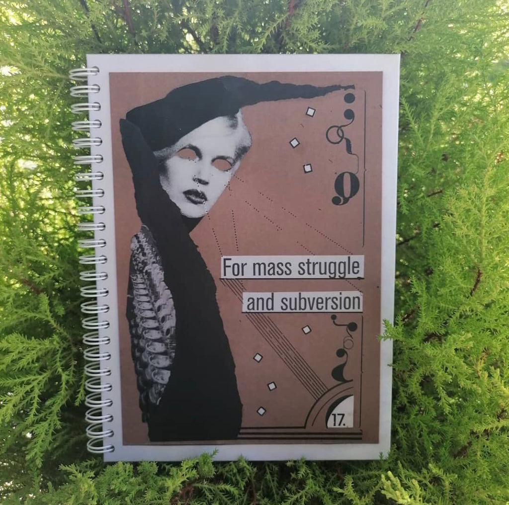Paper Surgery "For Mass Struggle and Subversion" Notebook
