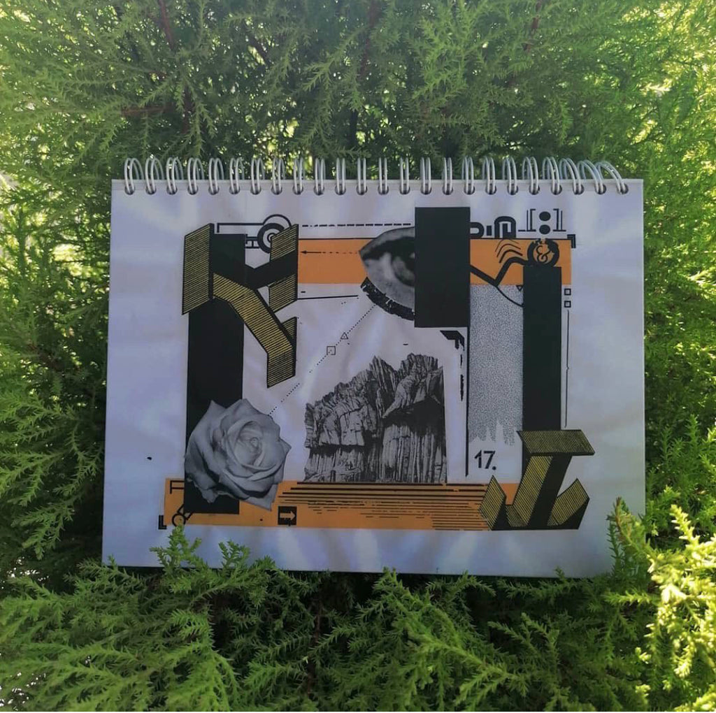 Paper Surgery "Liberated Letters. Homage to Kathy Acker" Notebook