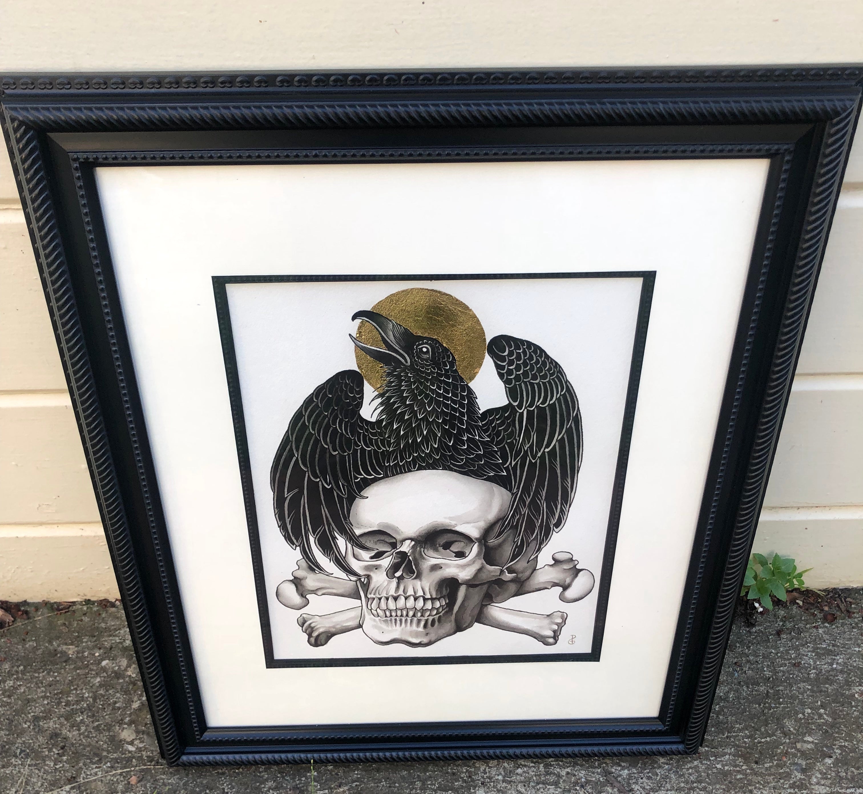 Phil Geck "Crow and Skull" (2021)