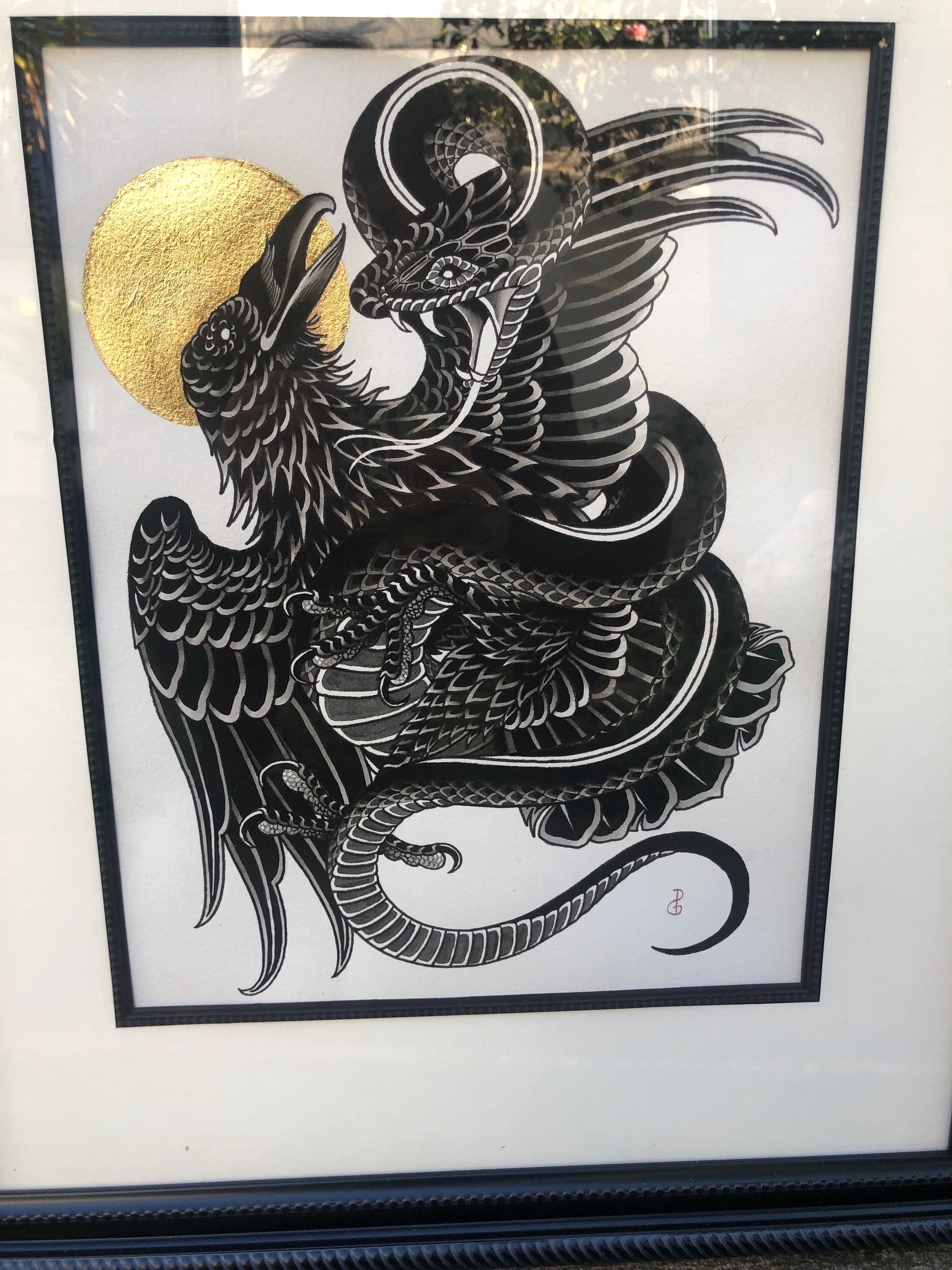 Phil Geck "Crow and Snake" (2021)