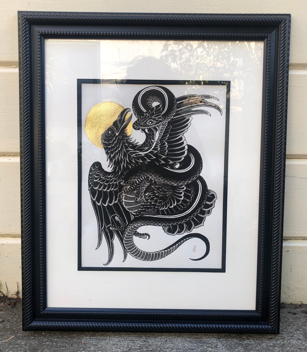 Phil Geck "Crow and Snake" (2021)