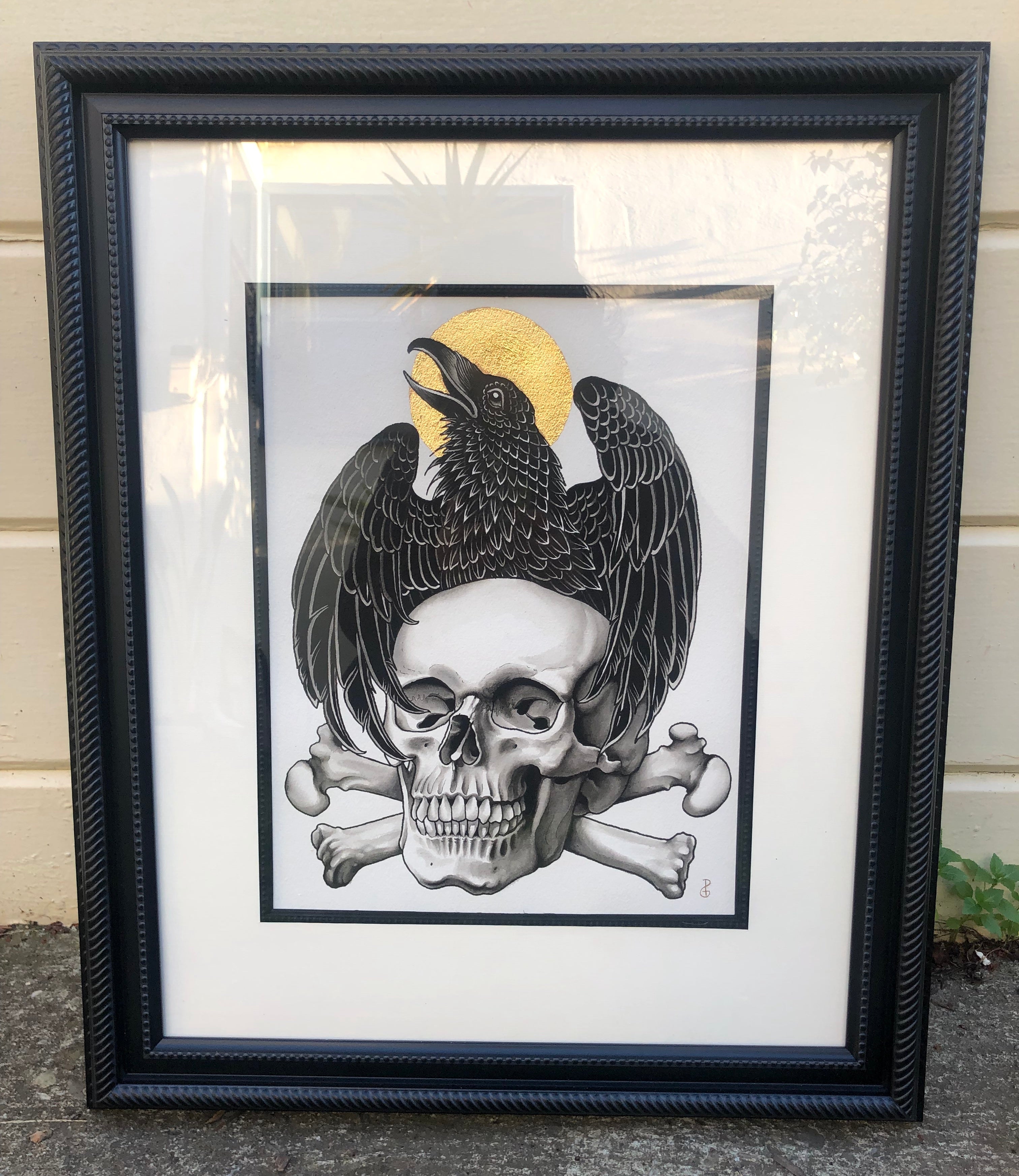 Phil Geck "Crow and Skull" (2021)