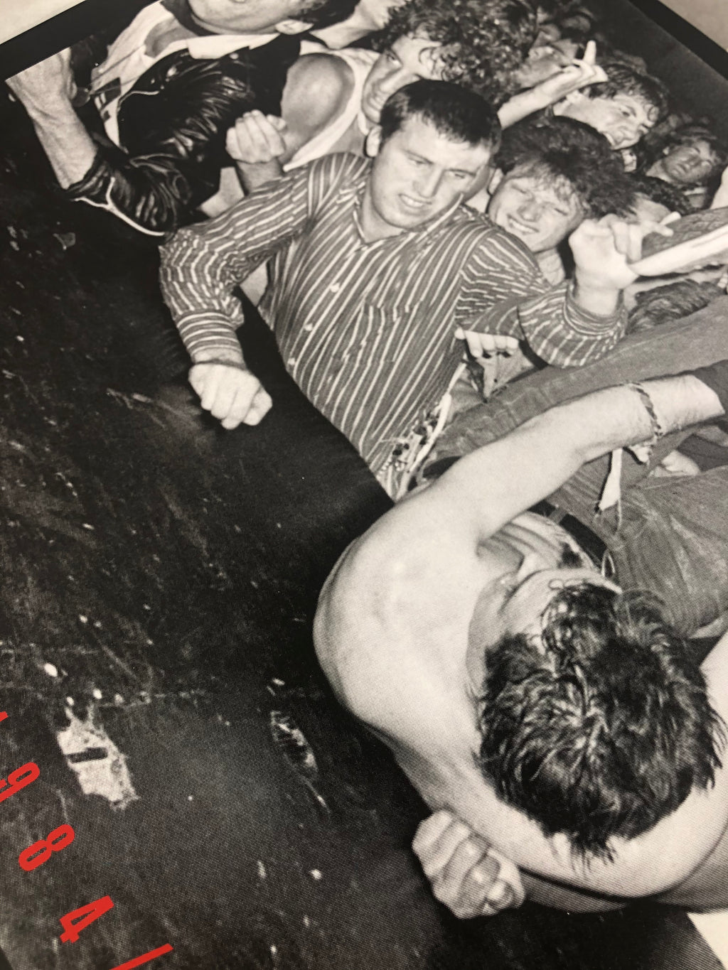 Edward Colver "Jello Biafra of Dead Kennedys w/ Crowd" (1983)
