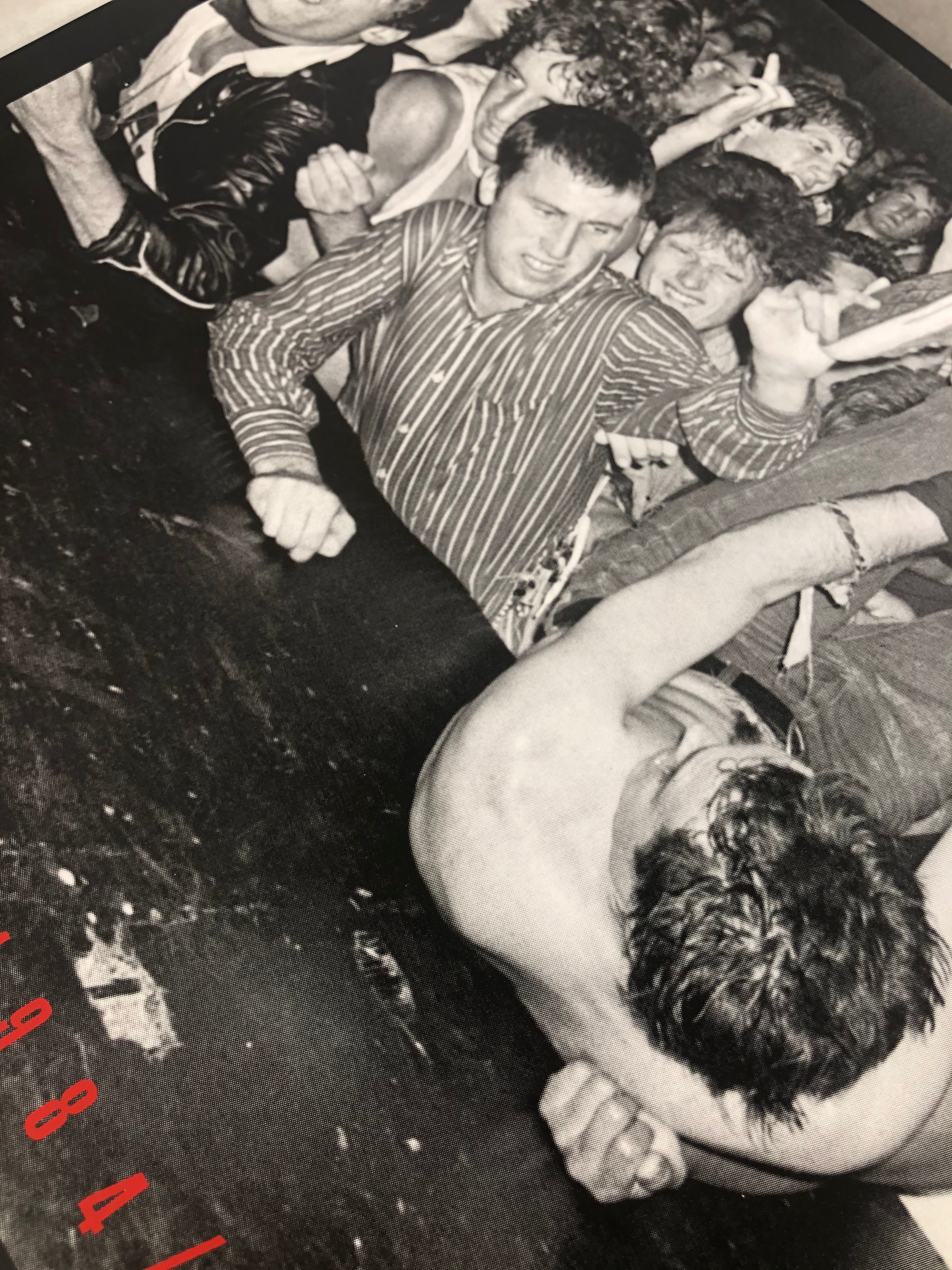 Edward Colver "Jello Biafra of Dead Kennedys w/ Crowd" (1983)