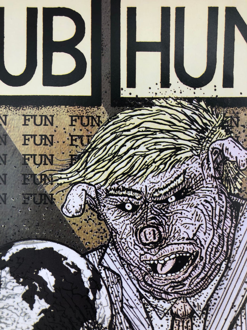 DNGRCT "Subhumans West Coast Tour 2018" Poster