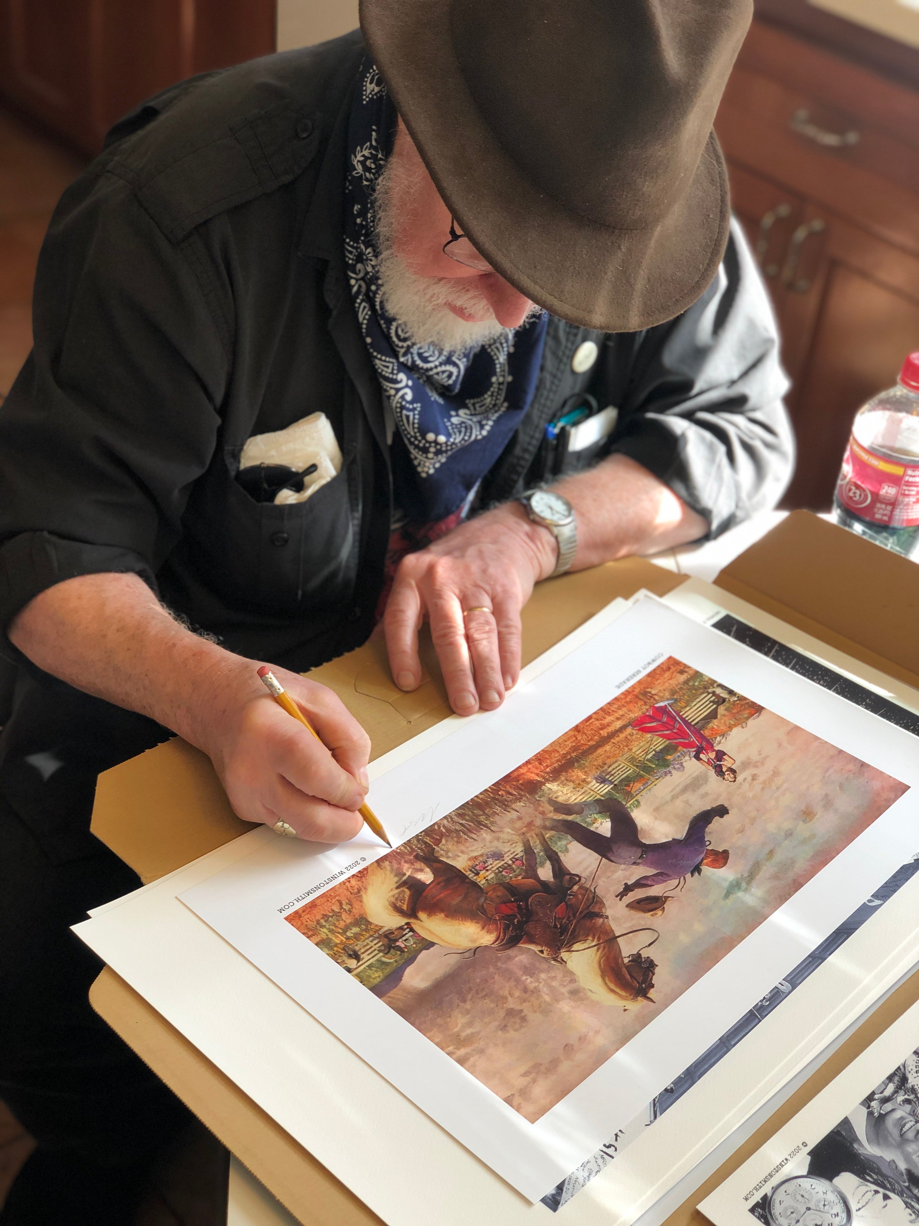 Winston Smith "Cowboy Serenade" Print