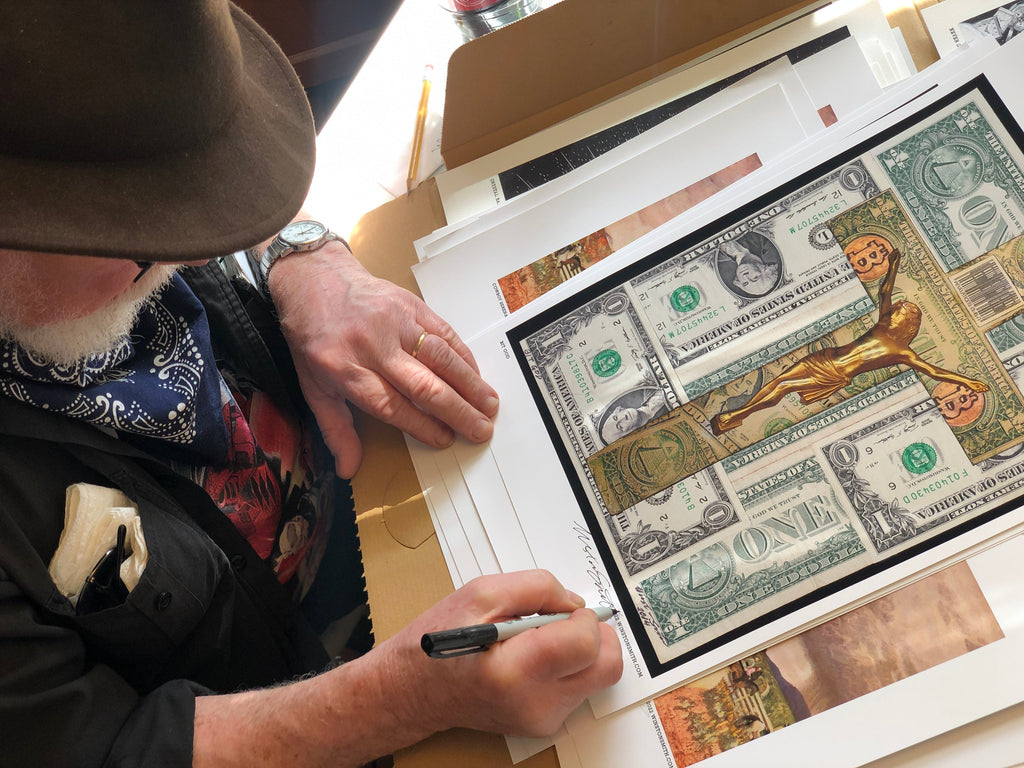 Winston Smith "BitGod" Print