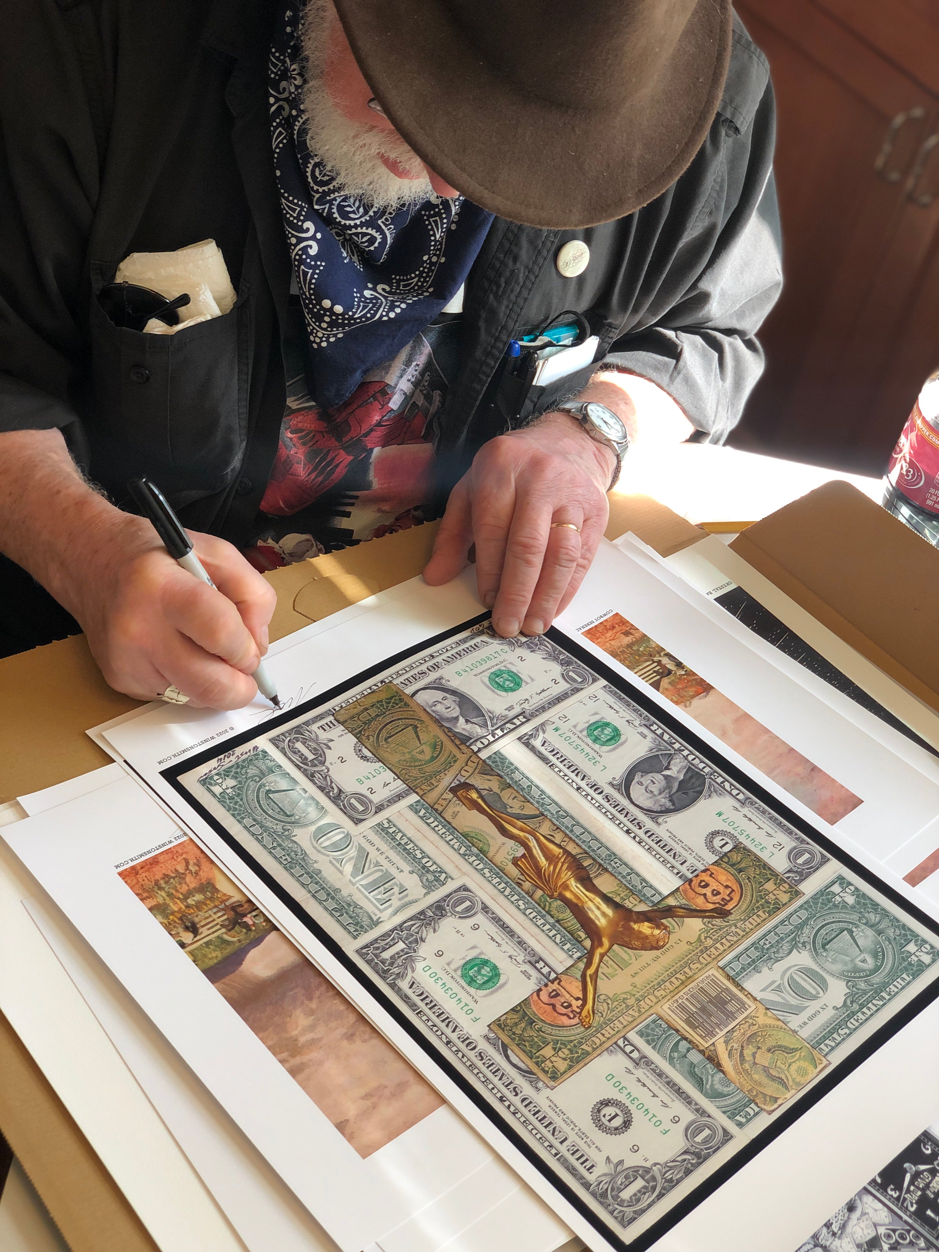 Winston Smith "BitGod" Print