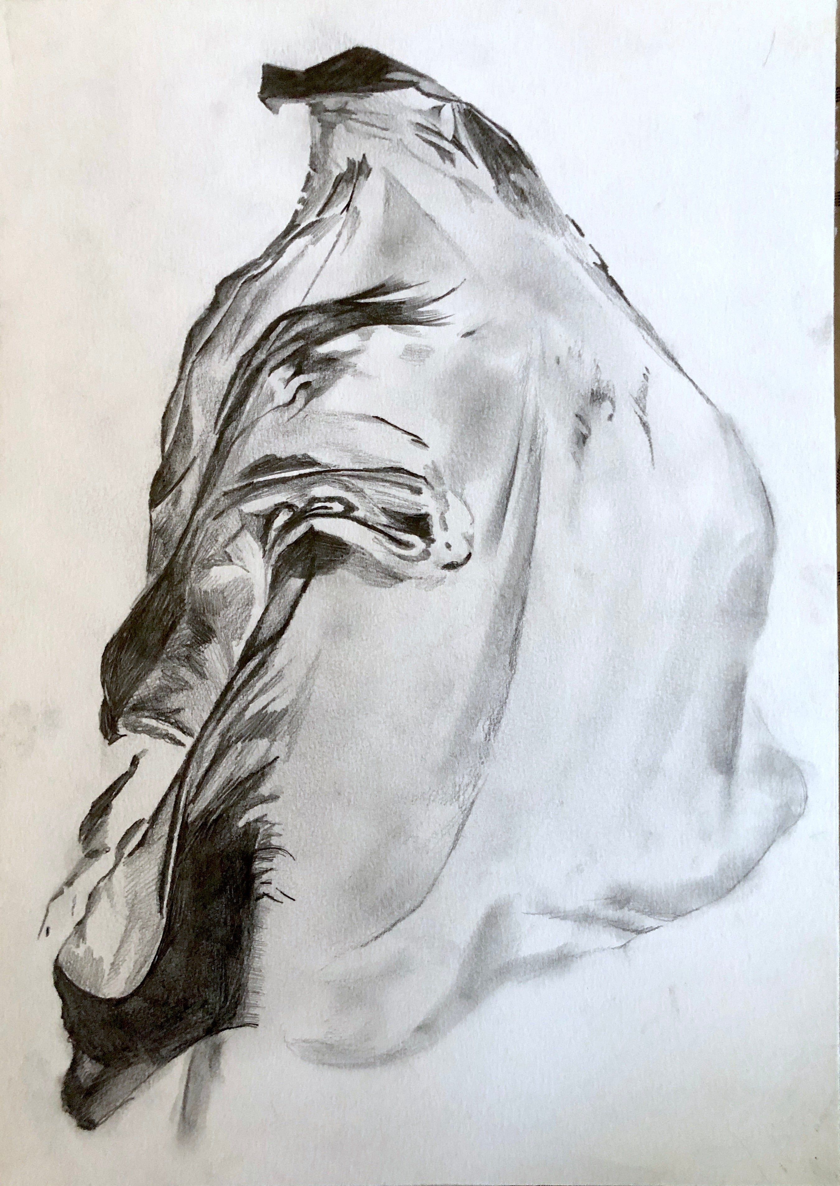 Jake Hout "Altar de Fey: Cloth" Drawing